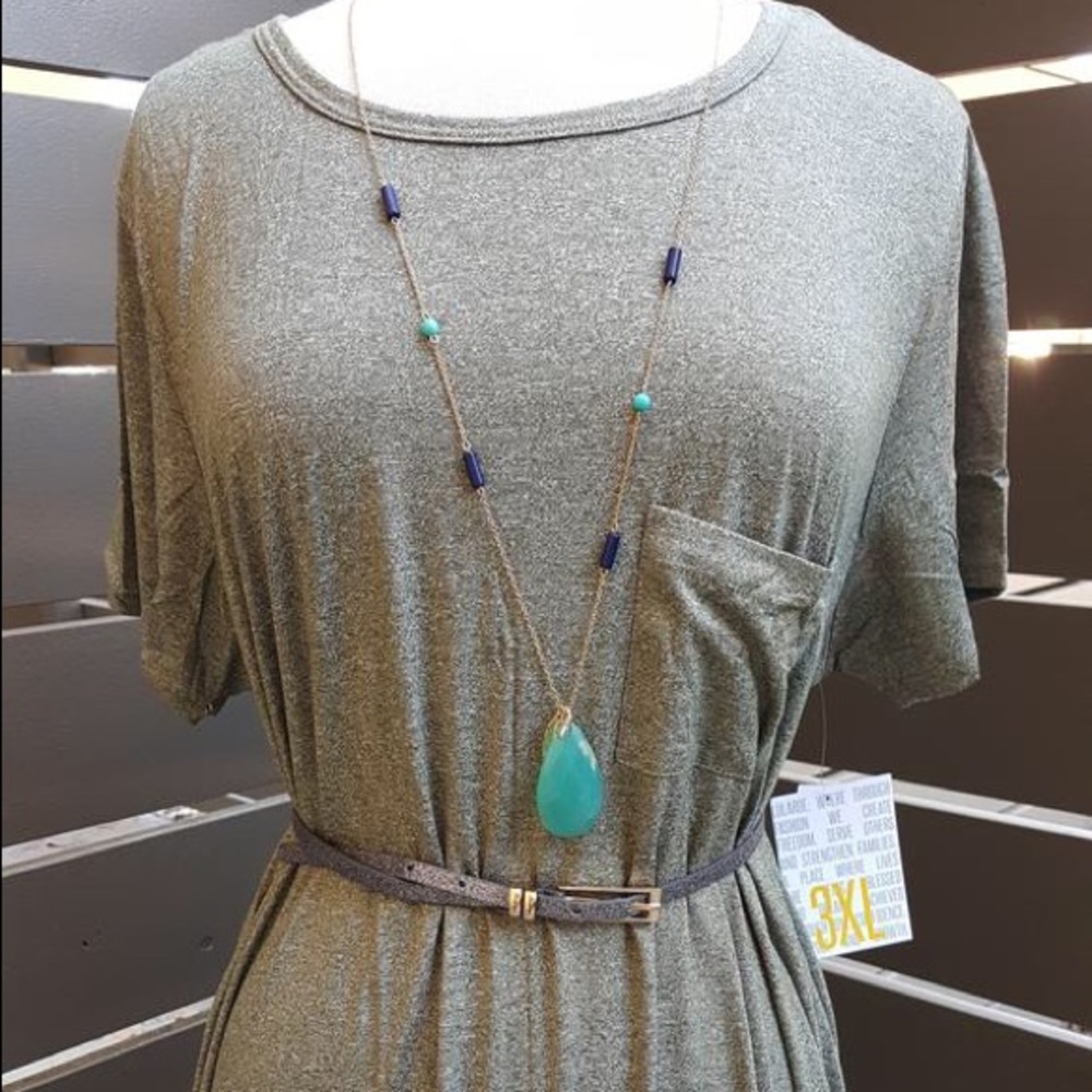 Lularoe solid Army Green Carly